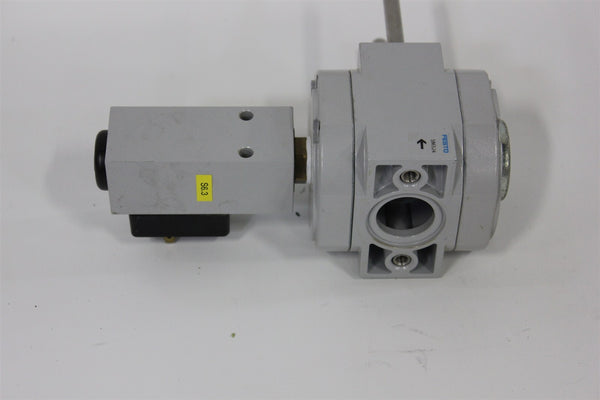 FESTO REGULATOR FRM-D-MAXI WITH BRANCHING MODULE PEV-1/4-B-OD