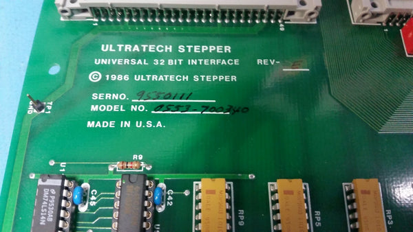 Ultratech Stepper Universal 32 Bit Interface Board 0553-700340 Rev E