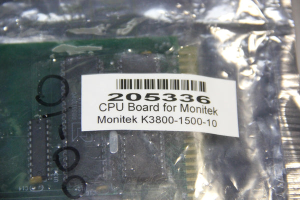 UNUSED MONITEK CT8 CPU BOARD K3800-1500-10 3800-1500-10
