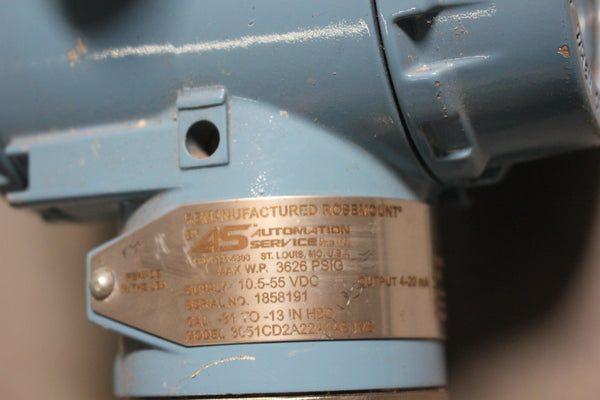 ROSEMOUNT PRESSURE TRANSMITTER  3051