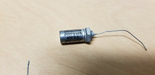 5 Unused Sprague Hyrel PIO Capacitors .0027 400VDC Tube Amp