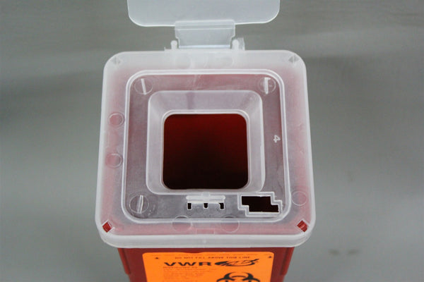 NEW VWR SHARPS CONTAINER WITH LID 19001-001