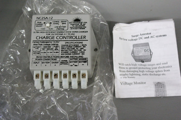NEW FLEXCHARGE CHARGE CONTROLLER NC25A/12 12V 25A