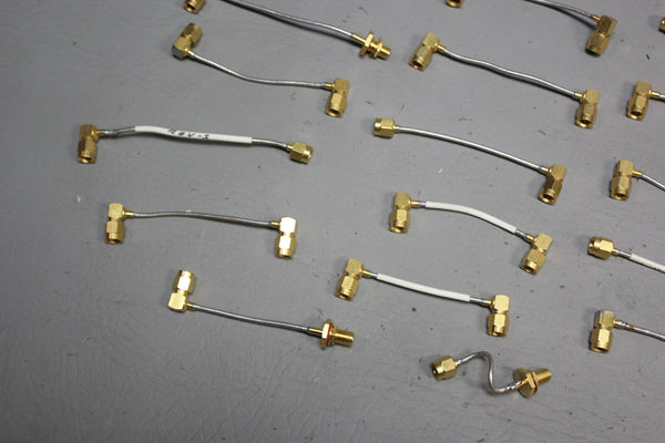 LOT OF 62 MISC. RF MICROWAVE CABLES