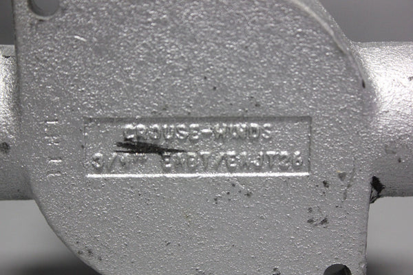 NEW EATON CROUSE-HINDS SERIES EABT26 CONDULET 3/4" CONDUIT OUTLET BOX WITH COVER