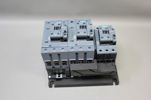 UNUSED SIEMENS STAR DELTA CONTACTOR ASSEMBLY 3RA2444-8XF32-1AG2