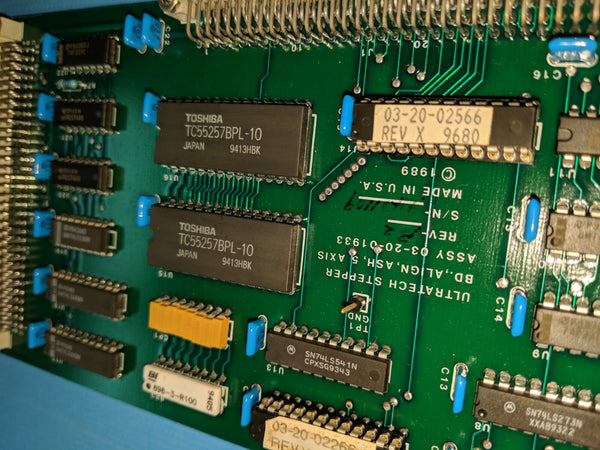 Ultratech stepper 03-20-01933 BD align ash 5 axis rev B2 + 00784 SLAVE VME Rev B