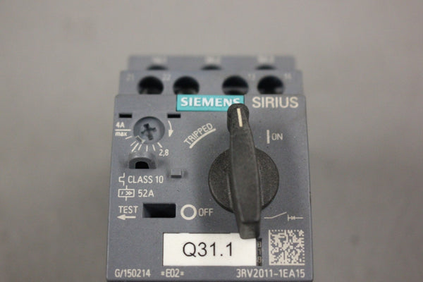 SIEMENS SIRIUS CIRCUIT BREAKER 3RV2011-1EA15