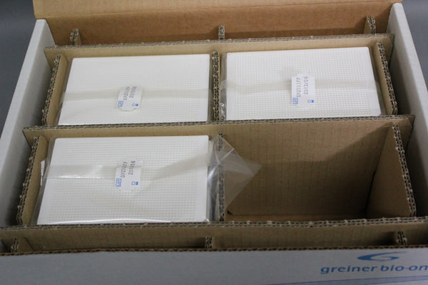 45 NEW GREINER BARCODED 1536 WELL ASSAY PLATE 789175-A EXP 2013