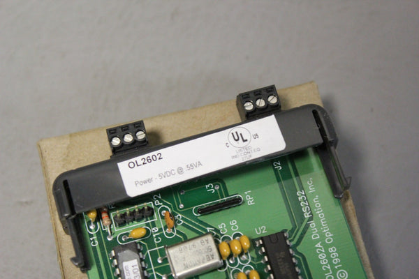 NEW OPTIMATION DUAL RS232 PLC MODULE  OL2602
