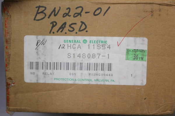 NEW GE CONTROL RELAY 12HGA11S54
