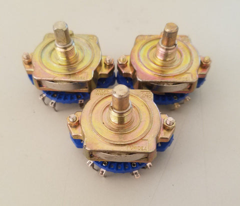3 Unidex 249 10076047 Rotary Switch Switches Blue