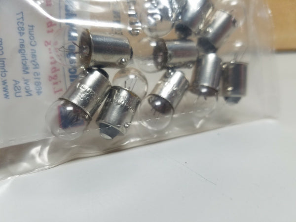 10 Chicago Miniature Lighting Incandescent Lamp Bulbs Bulb #53 CML53 14.4v