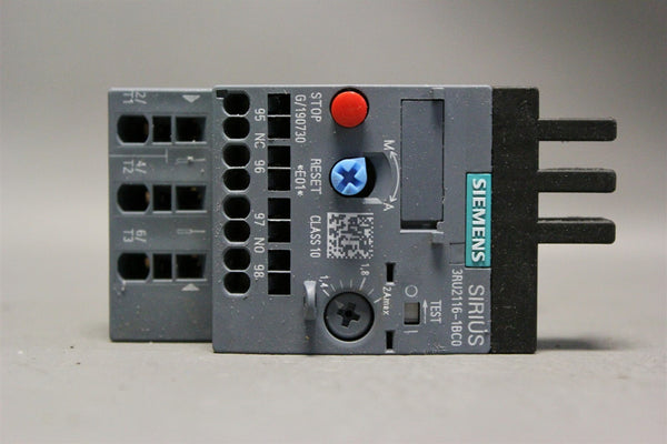 Unused SIEMENS SIRIUS THERMAL OVERLOAD RELAY 3RU2116-1BC0