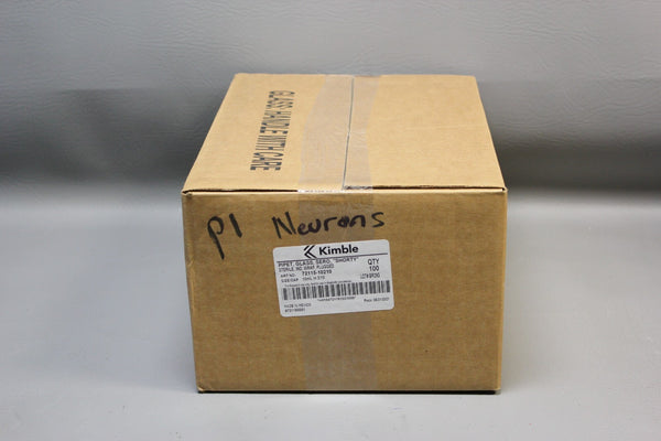 NEW BOX 100 KIMBLE 10mL GLASS SEROLOGICAL "SHORTY "PIPETTE  72115-10210