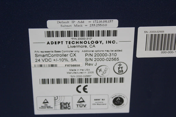 ADEPT  ROBOT SMART CONTROLLER    20000-310