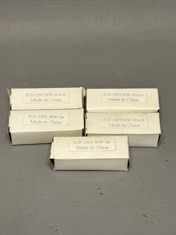 5- Light Bulb 130V 50 Watt JCD GY6.35