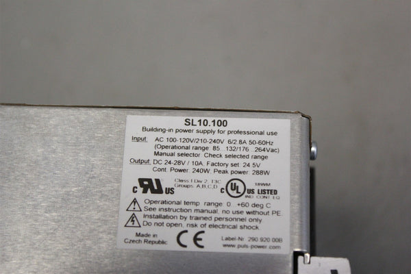 PULS POWER SUPPLY SL 10.100