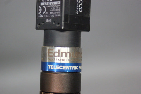 SONY MACHINE VISION CAMERA WITH EDMUND TELECENTRIC LENS XC-ES30CE 56678