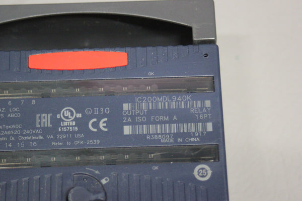 GE FANUC VERSAMAX PLC MODULE WITH CARRIER IC200MDL940K IC200CHS002J