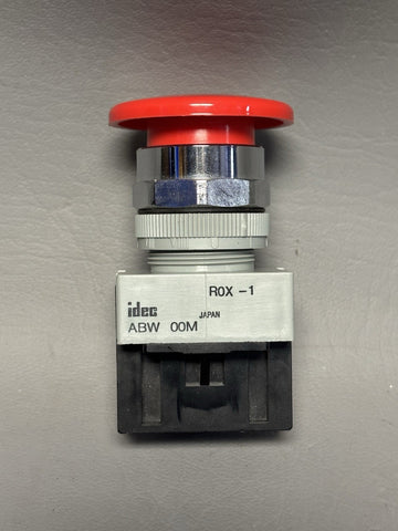 IDEC ABW401-R RED PUSH BUTTON MUSHROOM  ABW 00M