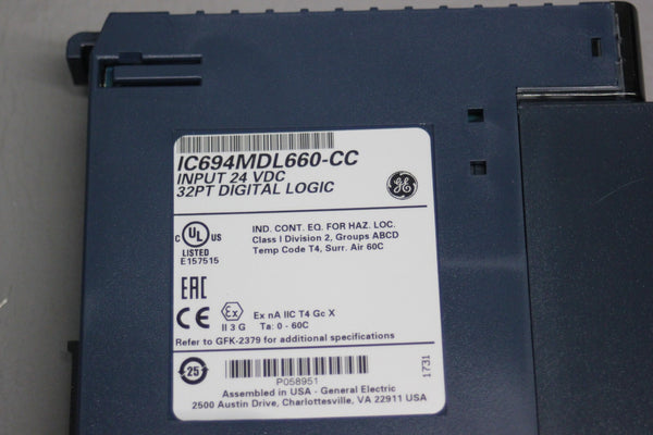 UNUSED GE RX3i PLC MODULE IC695MDL660-CC