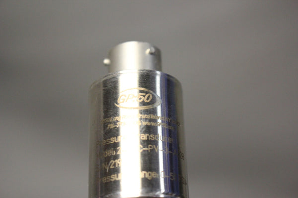UNUSED GP:50 PRESSURE TRANSDUCER WITH CABLE 241-C-PV-3-A128 0-50 PSIA