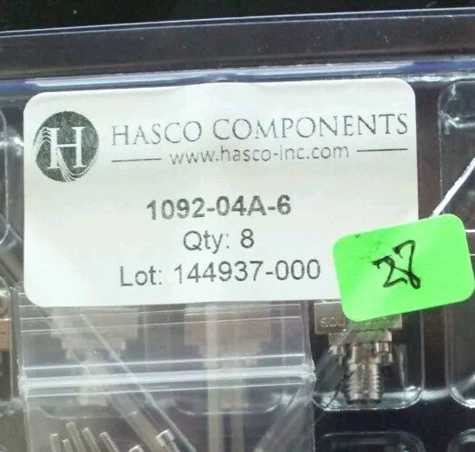 1  SOUTHWEST MICROWAVE 18/27/36/40 GHZ END LAUNCH 2.92mm (K) Jack (F) 1092-04A-6