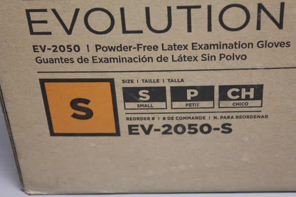 NEW BOX OF 1000 ANSELL MICROFLEX POWDER FREE LATEX EXAMINATION GLOVES SZ S