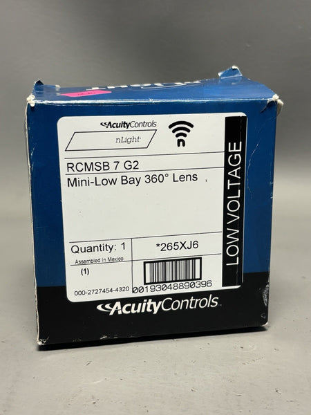 Acuity Controls nLight RCMSB 7 G2 Mini-low Bay Lens 360