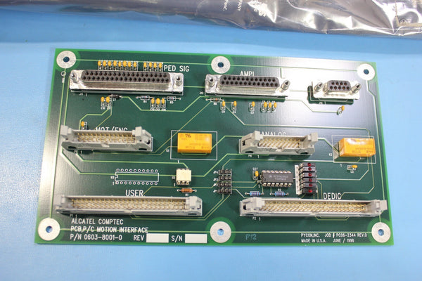  Alcatel Comptec P/C Motion Interface Board 0603-8001-0