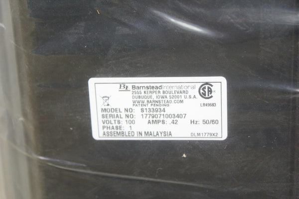 NEW BARNSTEAD SUPER NUOVA MAGNETIC STIRRER S133934Q S133934