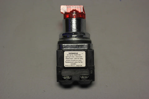 SIEMENS 52SA7AGN SELECTOR SWITCH 2 POSITION 120V
