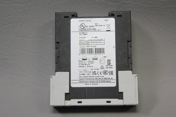 SIEMENS  MONITORING RELAY  P/N: 3UG4511-1AQ20