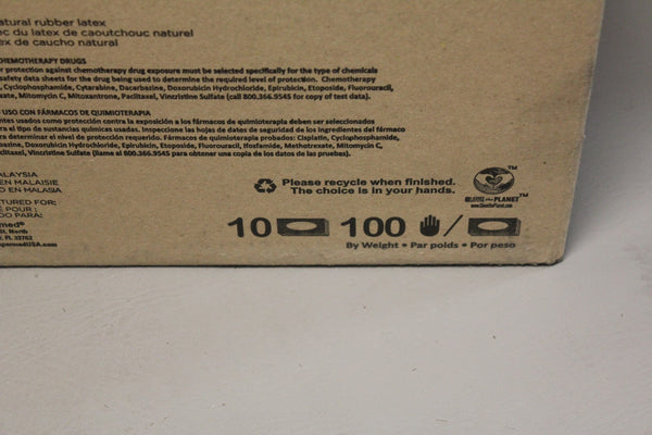 NEW BOX OF 1000 STARMED SELECT NITRILE EXAMINATION GLOVES POWDER FREE SMNS104  L