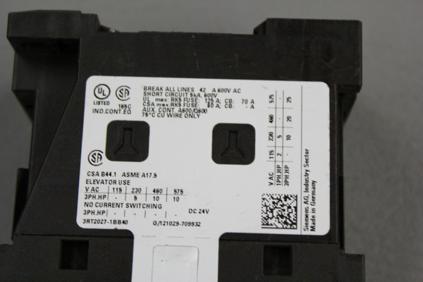 SIEMENS SIRIUS POWER CONTACTOR 3UG4511-1AP20