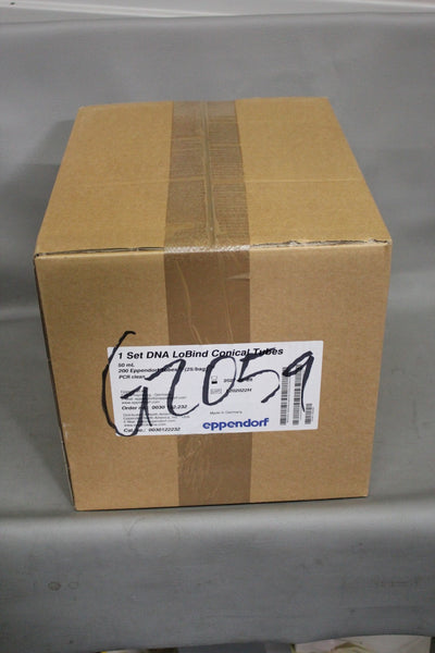 NEW CASE OF 200 EPPENDORF 50mL PCR CLEAN CONICAL TUBES 25/BAG 0030122232