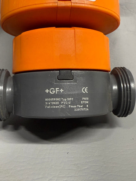 GEORG FISCHER  PNEUMATICALLY ACTUATED VALVE #6 WITH 199190305 POSITION INDICATOR