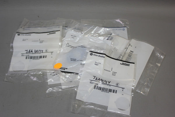 NEW LOT OF  8 ALLEN BRADLEY  RESET LEGEND PLATES P/N: 800T-X538 A