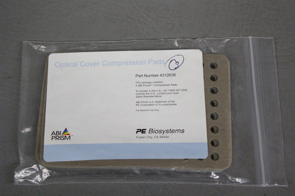 3 NEW APPLIED BIOSYSTEMS OPTICAL COVER COMPRESSION PADS 4312639