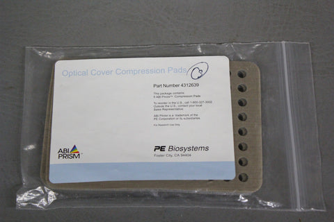 3 NEW APPLIED BIOSYSTEMS OPTICAL COVER COMPRESSION PADS 4312639