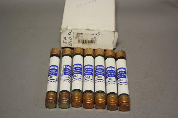 UNUSED EDISON LESRK5  TIME DELAY FUSES LOT  OF 7