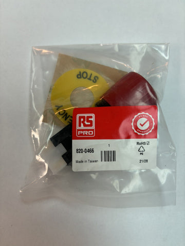 DECA ADA16E6-R11-B1KR 16mm Emergency Stop Switch 1A1B
