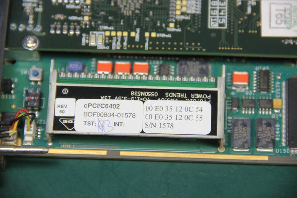 AEROFLEX BLUEWAVE SYSTEMS RF PROCESSOR BOARD CPCI/C6402 6400-023