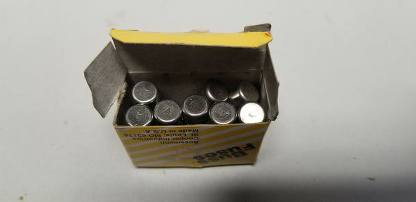 8 New In Box Cooper Bussmann Buss Fuses KTK-3 Fuse