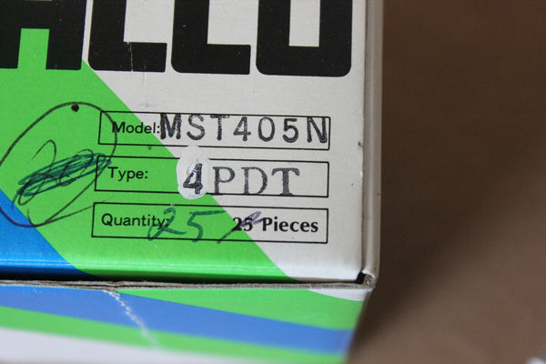 New Alco MST405N Toggle Switch With Hardware 