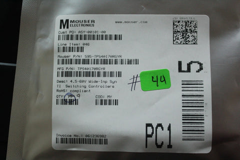 9 NEW IC CIRCUITS SWITCHING PWM BUCK CONTROLLERS TPS40170RGYR TEXAS INSTRUMENTS