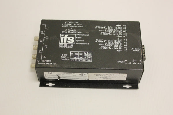 IFS GE VT7420 -2DRDT 4-Channel Digital Video  Transmitter 