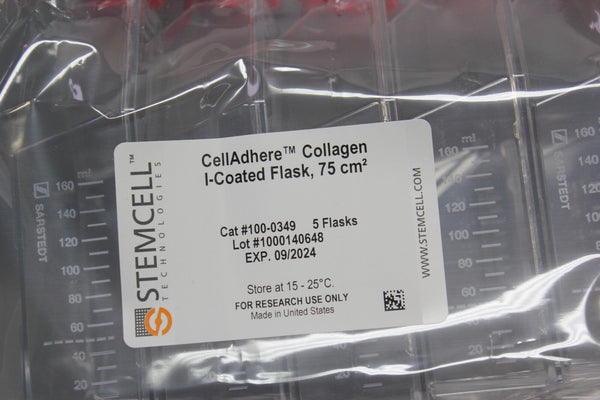5- STEMCELL CELLADHERE COLLAGEN I-COATED FLASK 75CM 100-0349