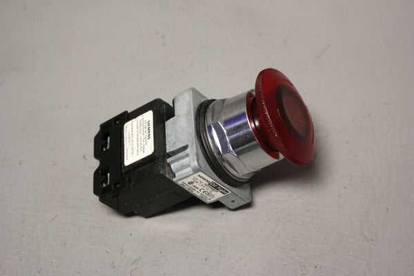USED SIEMENS ILLUMINATED PUSH/PULL BUTTON 52PR8ER